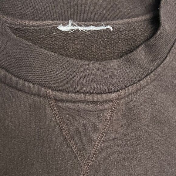 🔥🏈 Vintage CLEVELAND BROWNS NFL Embroidered Fleece CREWNECK Size XL - EXCELLEN - Picture 8 of 9